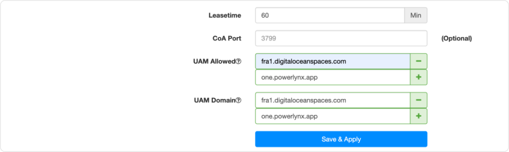 Setup Captive portal on Cudy