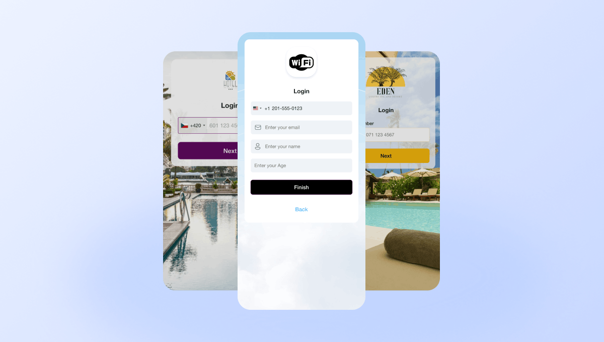 Branded captive portals