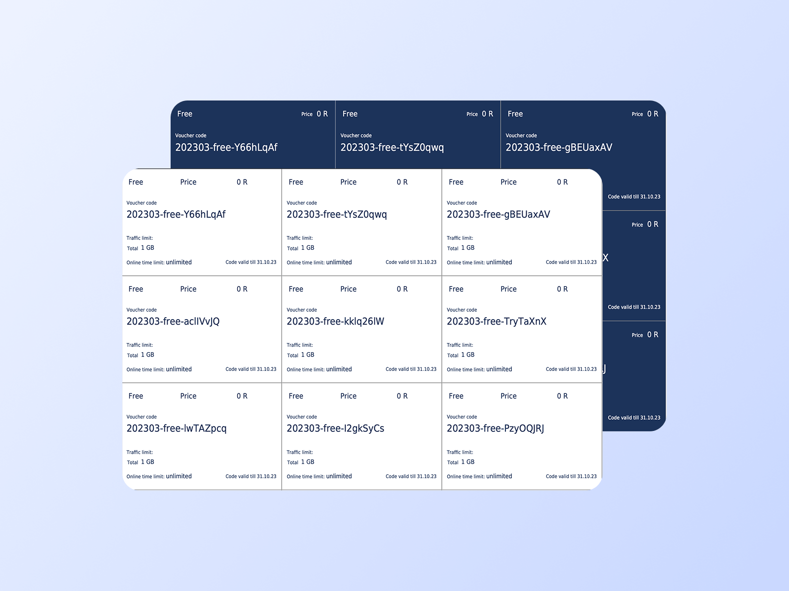Access vouchers in Powerlynx