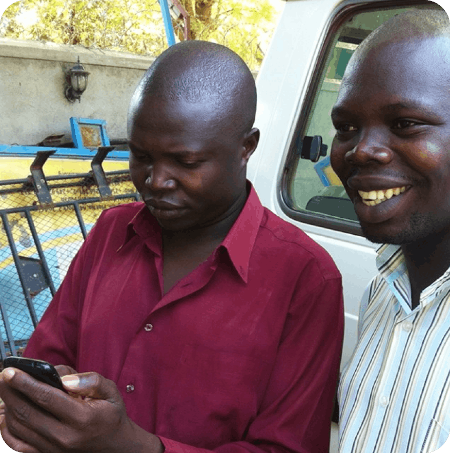 People connect to Wi-Fi