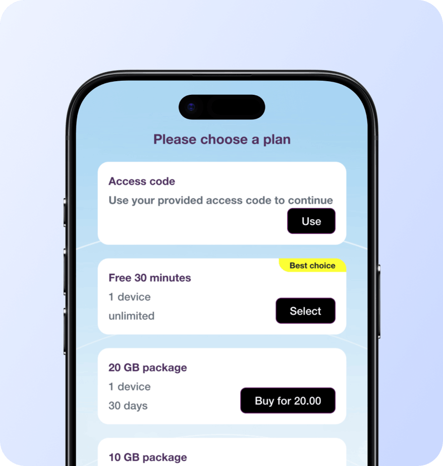 Phone with Wi-Fi hotspot data plans