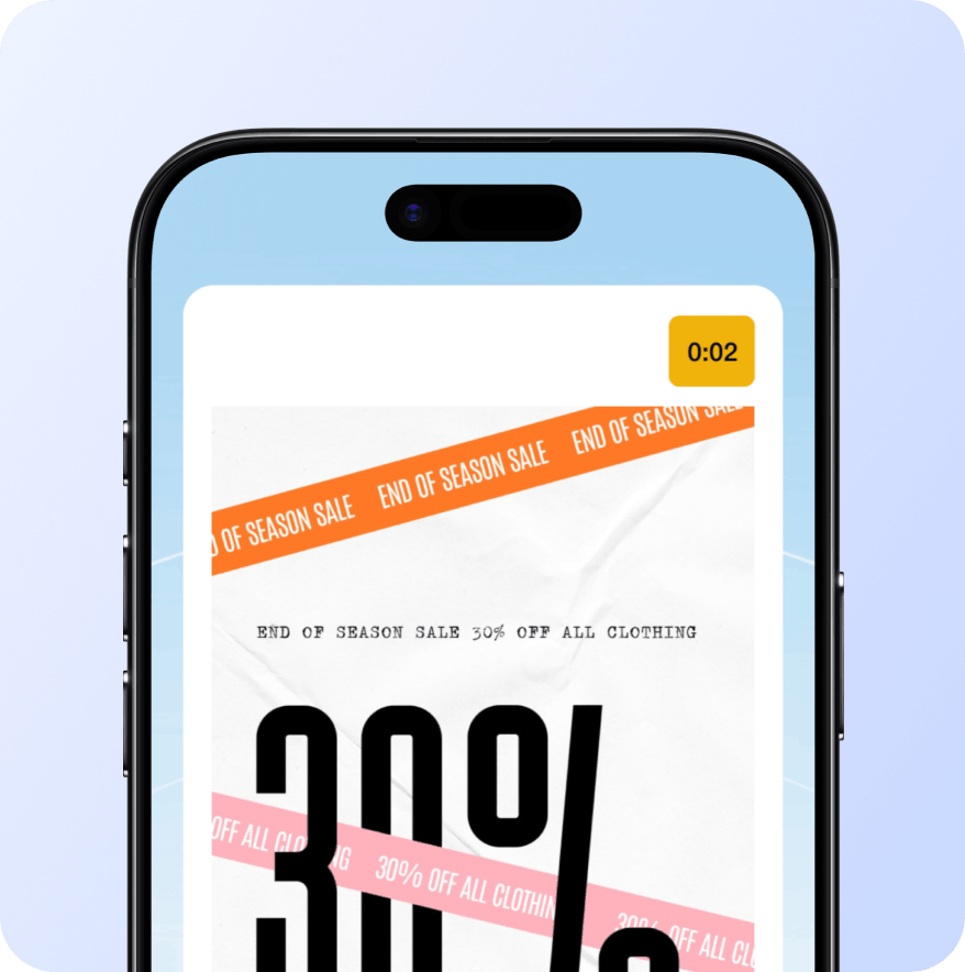 Marketing campaigns on splash page