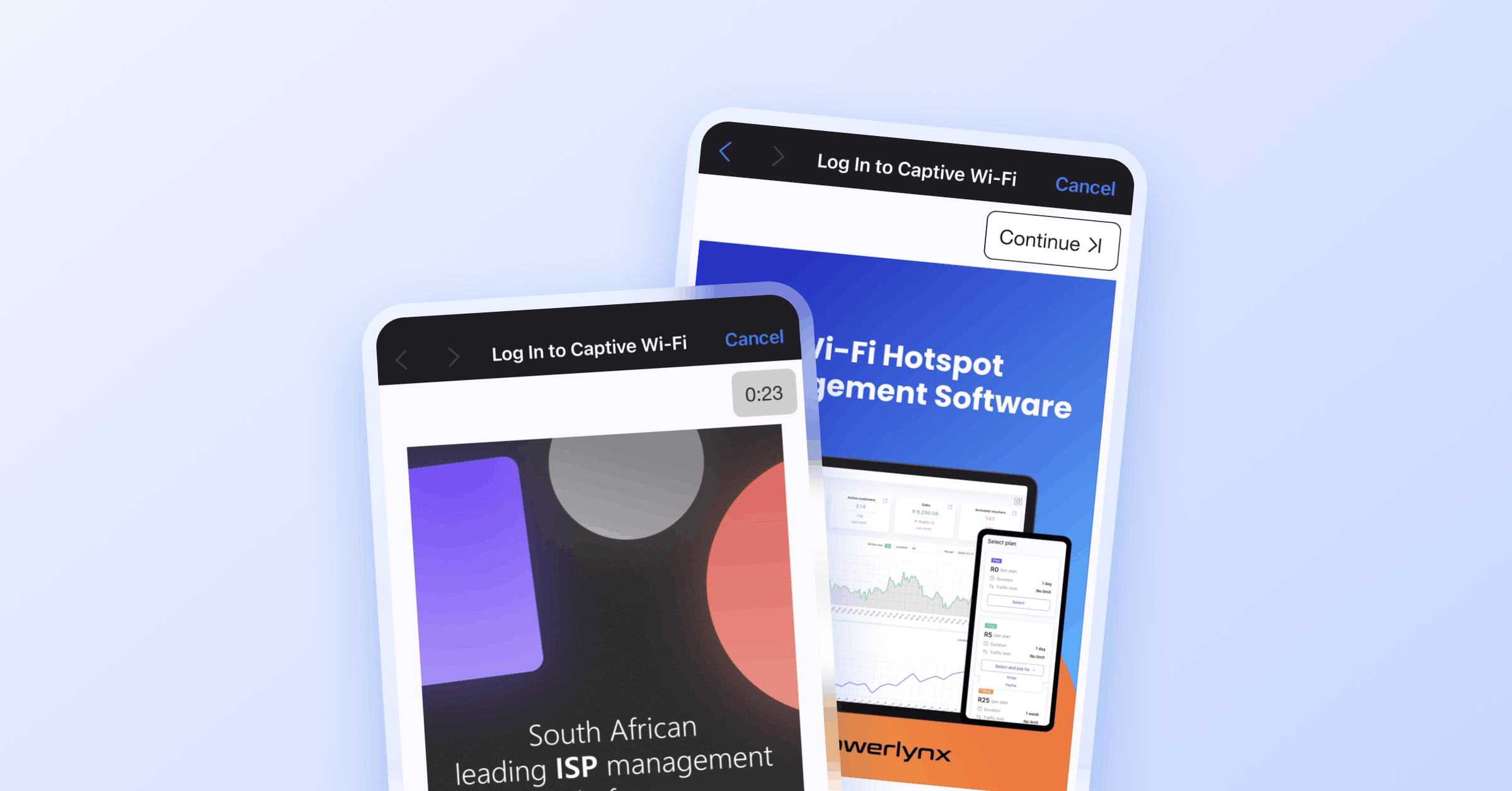 Advertizing module for Wi-Fi Hotspots in Powerlynx to boost revenue