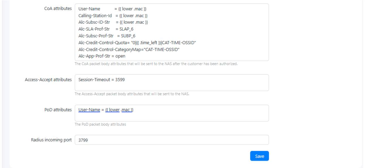 Splash Page General definition in Powerlynx