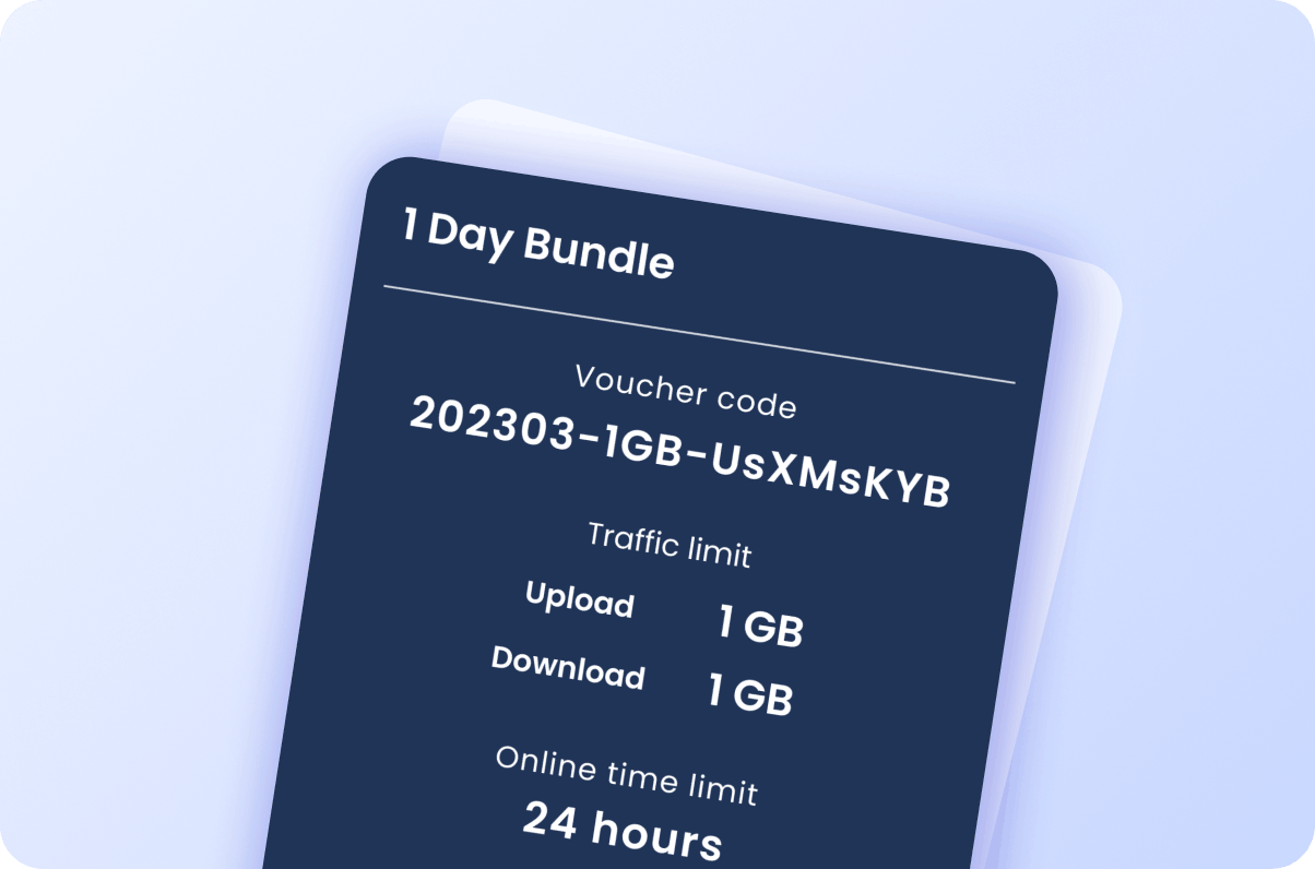 Example of PDF Wi-Fi voucher in Powerlynx